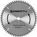 EBERTH Lame de scie circulaire en acier avec dents en carbure pour la coupe de bois (diamètre 210 mm, alésage 16 mm, épaisseur de lame 1,6 mm, largeur de coupe 2,4 mm, 60 dents, tr/min max. 5000)