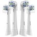 Jec-B Oral-B 4 Stuks Opzetborstels compatibel met Oral-B iO Elektrische Tandenborstel, Borstelkoppen voor iO 2 3 4 5 6 7 8 9 10 Series, Medium (4x Wit)