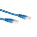 ACT Blauwe 20 meter U/UTP CAT6A patchkabels met RJ45 connectoren