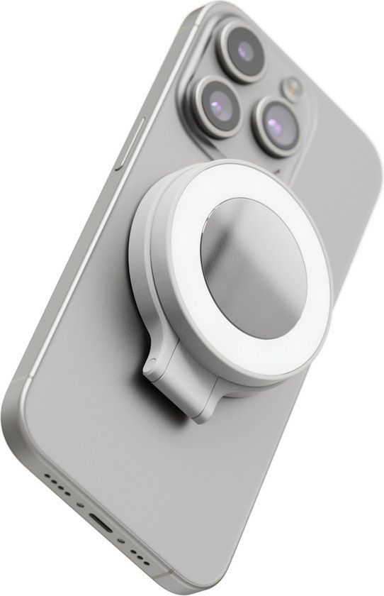 Shiftcam SnapPocket Light - Stone - LED Studiolamp voor Smartphones - 90 lm - 6000 K - USB-C