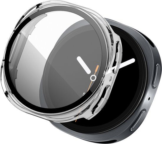 imoshion Ploonk Screen protector - Geschikt voor Samsung Galaxy Watch 9 / Watch 8 (40 mm) - Full Cover Hard Case / Beschermend Hoesje - Transparant