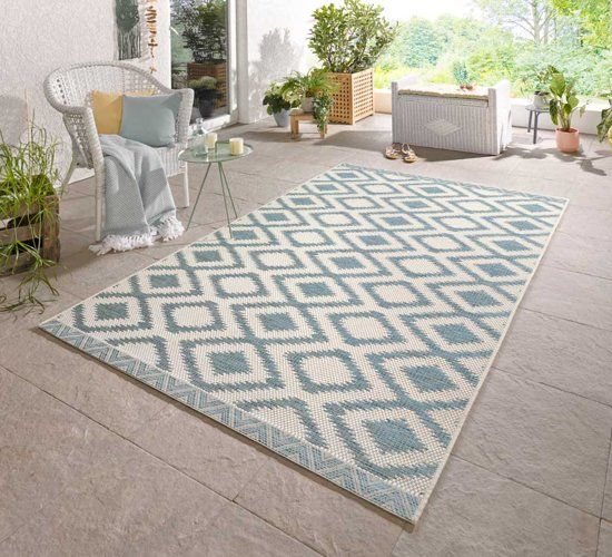 Bougari Isle 103311 Vloerkleed - 140x200 cm - Crème & Wit