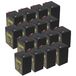 Kung Long 16 pièces WP5-12 batterie au plomb, 12 volt, 5Ah, adapté au pack batterie APCRBC140 d'APC. Ensemble complet composé de 16 batteries