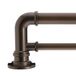 Decopolitan Dubbele gordijnroede set, donker brons, 18 tot 36 inch