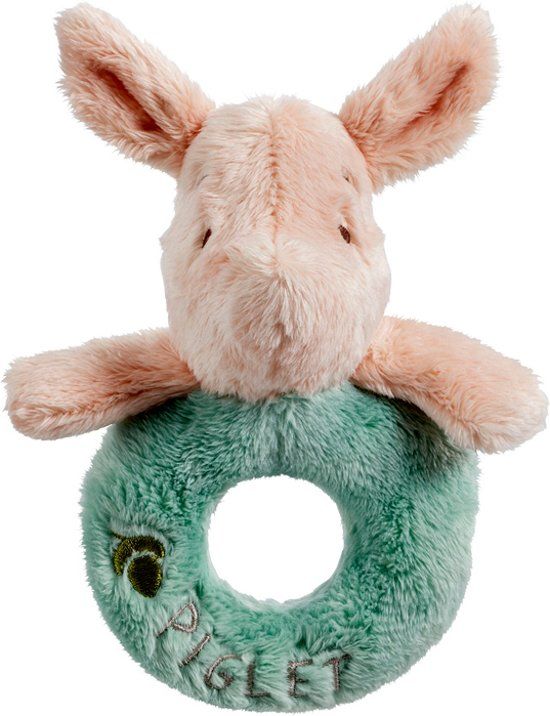 Rainbow Designs Disney Rammelaar - Classic Knorretje / Piglet - Pluche - Roze