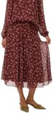 Vero Moda Ihannah Midi Rok Paars XS Vrouw