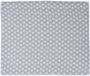 Tapis d'égouttage/tapis de séchage pour lave-vaisselle - absorbant - microfibre - fleur grise - 40 x 48 cm - pliable