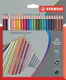 Aquarel STABILO Aquarel glaspotlood - aquacolor - 24 stuks