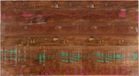 vidaXL Tafelblad rechthoekig 100x60x2,5 cm massief gerecycled hout