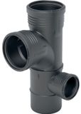 Geberit Silent-PP Coude-T-stuk gecombineerd 87,5° rechts, DN 100 / 90 / 50, 390.562.14.1