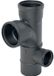 Geberit Silent-PP Coude-T-stuk gecombineerd 87,5° rechts, DN 100 / 90 / 50, 390.562.14.1