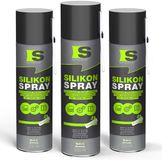 Spraytive 3x 500ml siliconenspray smeermiddel glijspray voor rubber kunststof en metaal waterafstotend beschermt en vermindert piepen