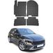 OMAC Tapis de sol pour Hyundai Kona 2017-2025 Tapis en caoutchouc Noir 4 pièces