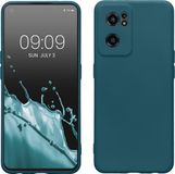 kwmobile telefoonhoesje geschikt voor OnePlus Nord CE 2 5G - Hoesje voor smartphone - Precisie camera uitsnede - TPU back cover in mat petrol