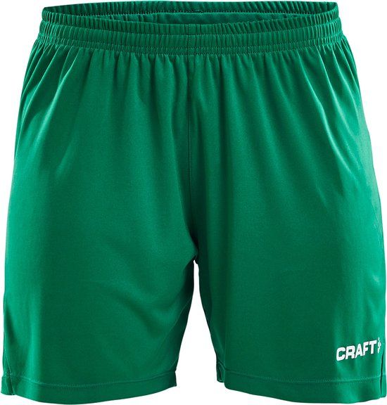 Craft Squad Short Solid Sportbroek Vrouwen - Groen/Wit - Maat S