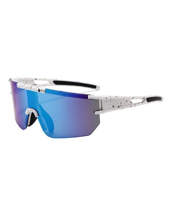 ICCLUB - Sport Zonnebril - Blauw Spiegelglas - Festival Bril - Unisex