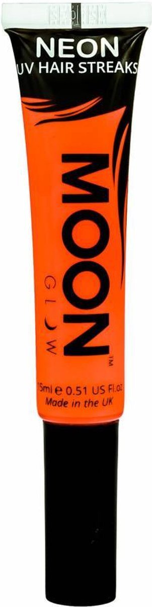 Moon Glow Moon Glow Intense Neon UV Hair Streaks, Orange