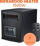 kibani Infrarood Heater - Infrarood Kachel - Straalkachel - Airco Verwarmen - Infrarood Verwarming - Elektrisch - heaters elektrisch voor binnen - infraroodkachel vrijstaand - infrarood paneel