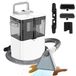 Nettoyeur de tapis - Aspirateur à eau compact - 450 W - 12 kPa puissance d'aspiration - Deux réservoirs d'eau - Convient aux tapis et canapés en tissu - Blanc