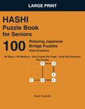 Large Print Hashi Puzzle Book for Seniors