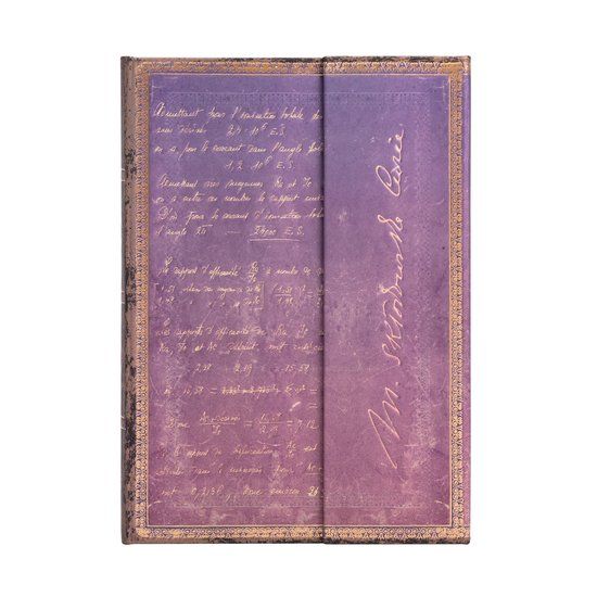 Carnet Paperblanks Embellished Manuscripts Collection - Marie Curie, Science of Radioactivity Midi Lined Hardcover Journal
