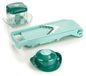 Groentesnijder Mintgroen - Traploos instelbaar (1 tot 6 mm) - RVS V-lemmet - Mintgroen - Vaatwasserbestendig