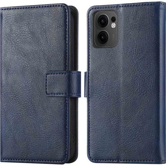 imoshion Hoesje - Geschikt voor Oppo Reno 13 - Luxe Bookcase - Donkerblauw