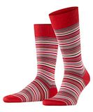 FALKE Microblock gedessineerd katoen sokken heren rood - maat 41-42