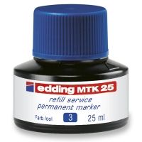 Edding MTK 25 navulinkt blauw 25 ml