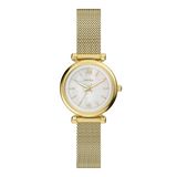 Fossil ES5462 Vrouwen Horloge 28 mm Goudkleurig