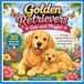 Golden Retrievers Cute and Playful: A Cozy Golden Retrievers Coloring Book for Dog Lovers