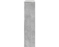 vidaXL Radiatorombouw 149x20x82 cm bewerkt hout betongrijs