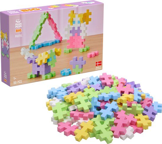 Plus-Plus BIG Pastel 50 delige bouwset
