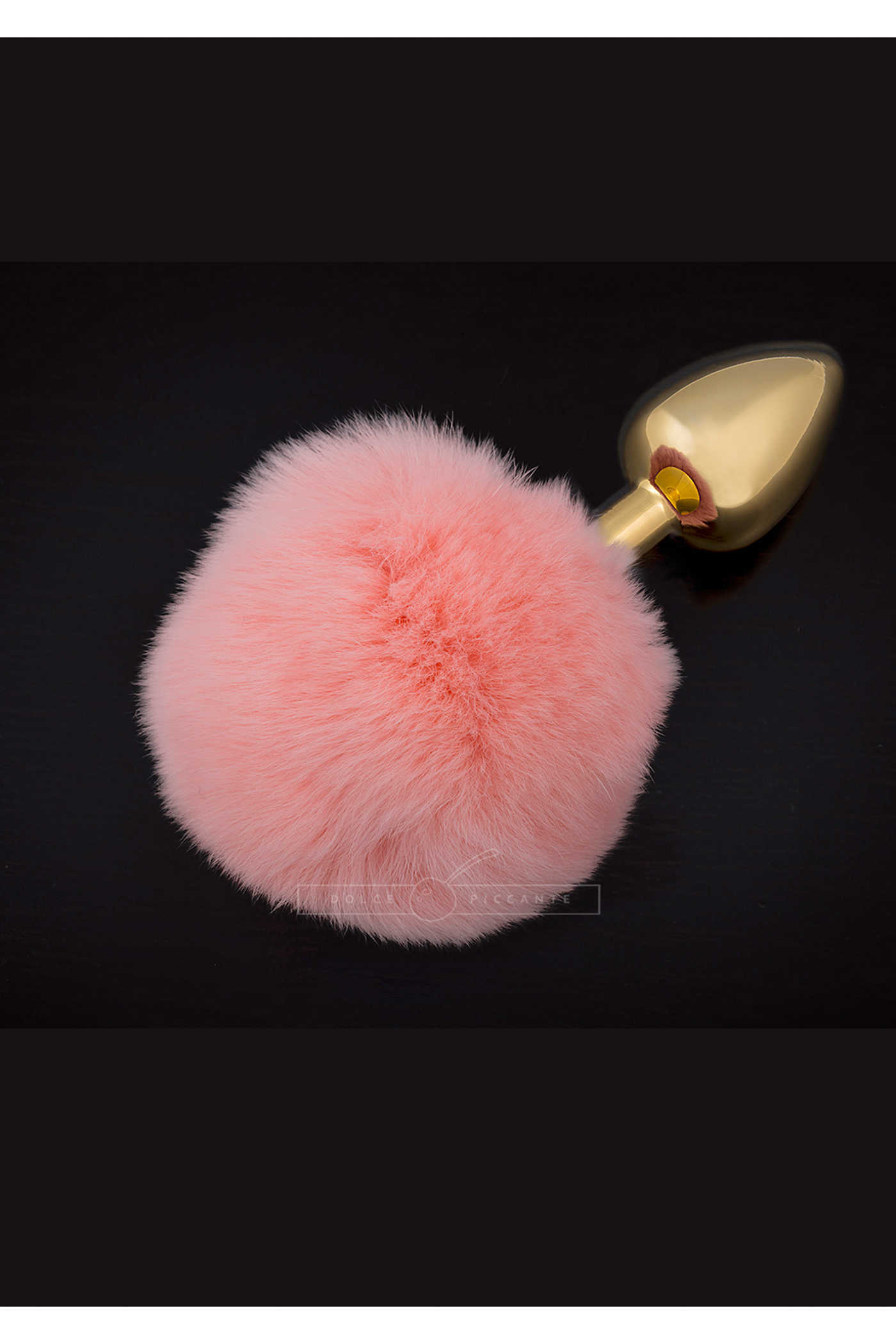 Dolce Piccante Buttplug Jewellery Gold Fluffy S