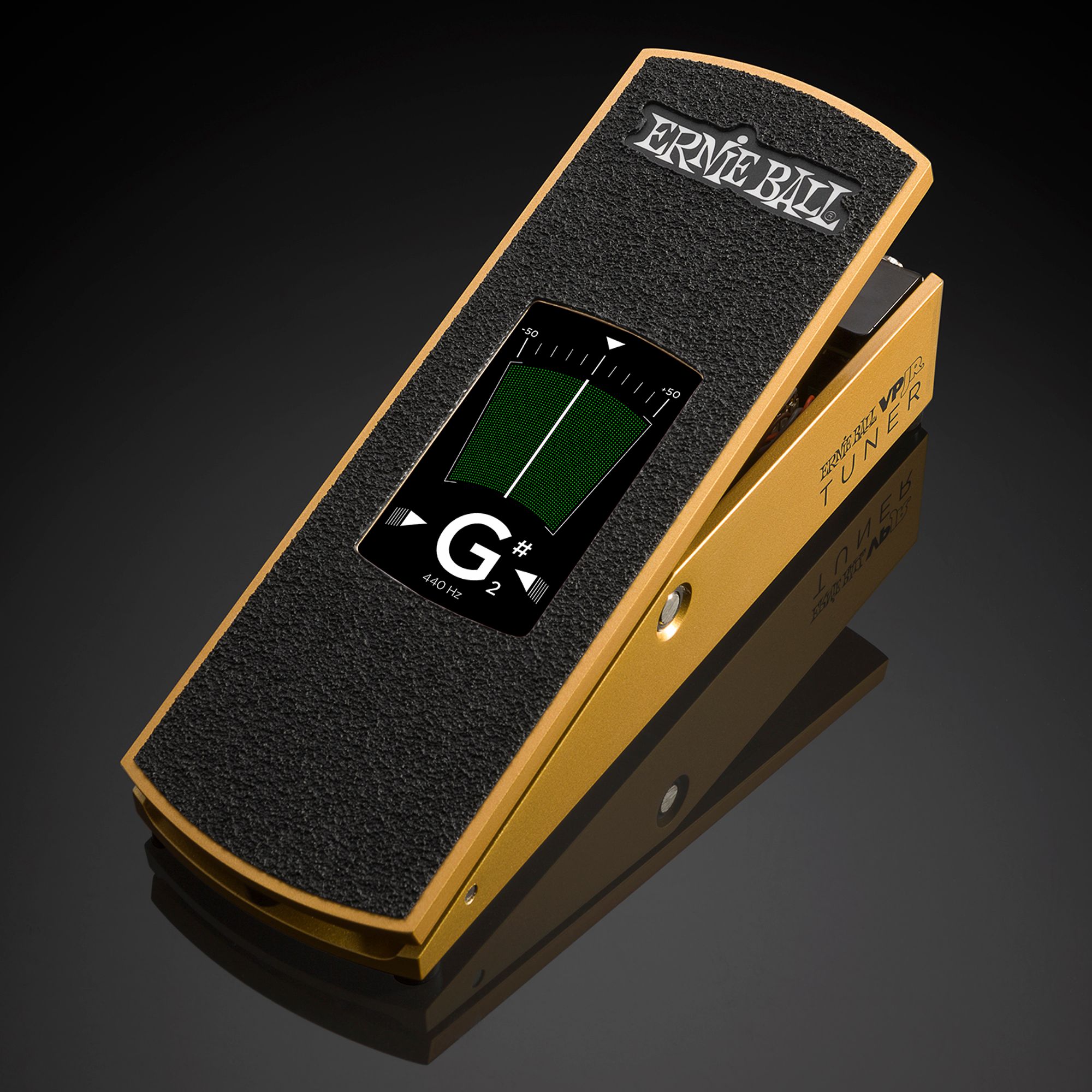 Ernie Ball 6201 VPJR Tuner volumepedaal met geïntegreerde tuner goud