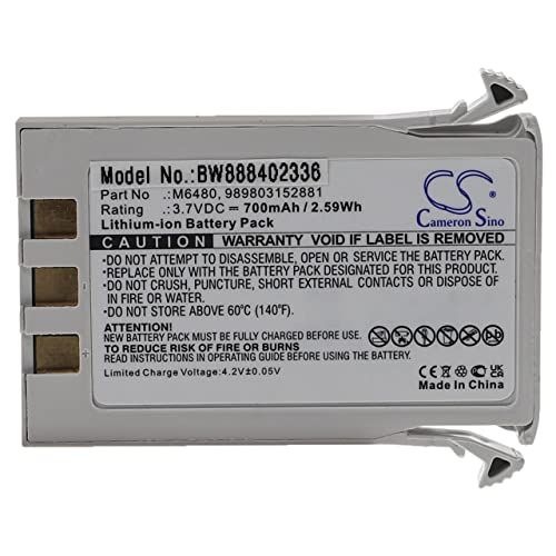 VHBW Accu compatibel met Philips Research Precess Medische technologie (700 mAh, 3,7 V, Li-Ion)