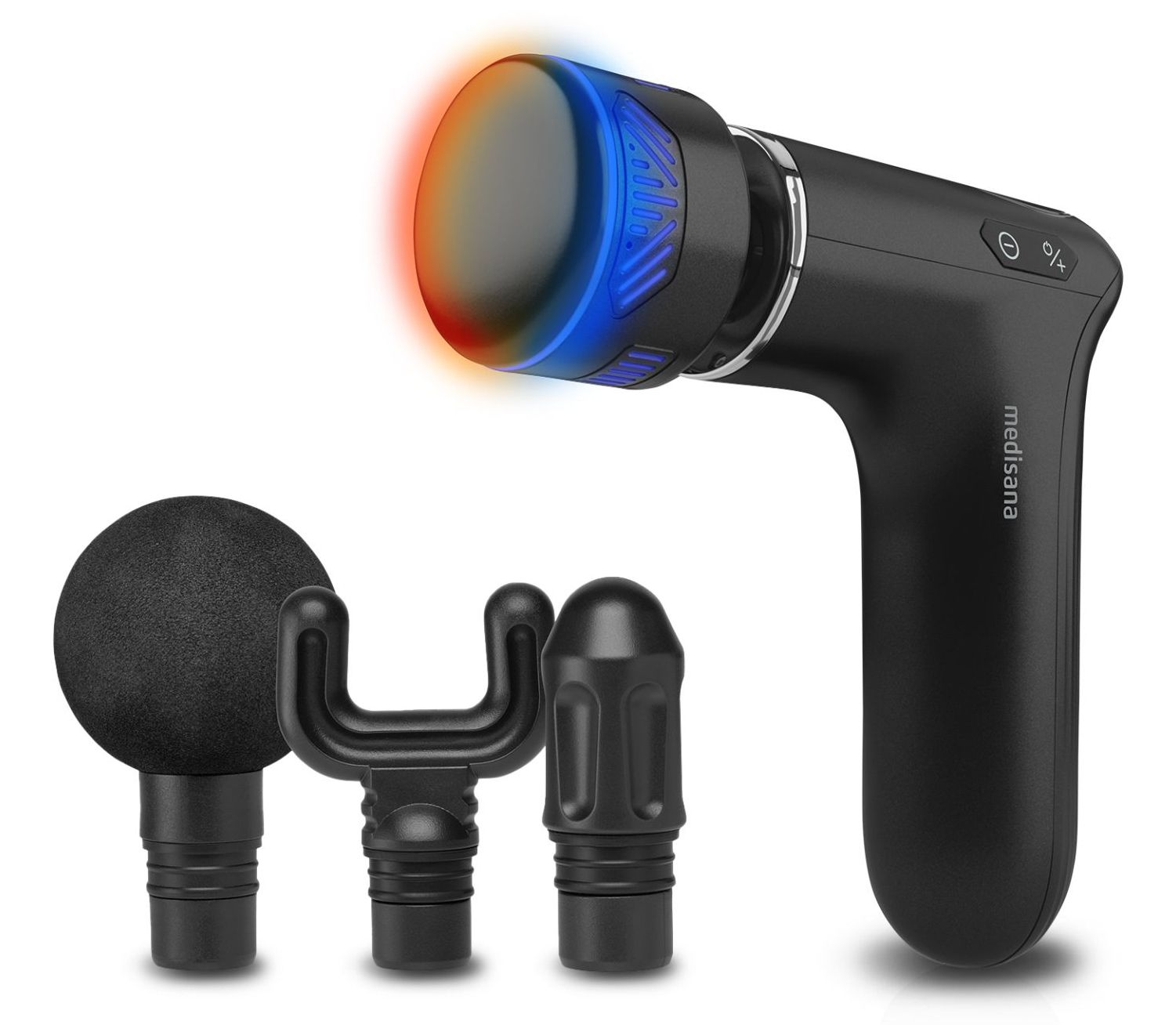 Medisana MG 560 Massage Gun - Vibration Massage, Heat Function, Black