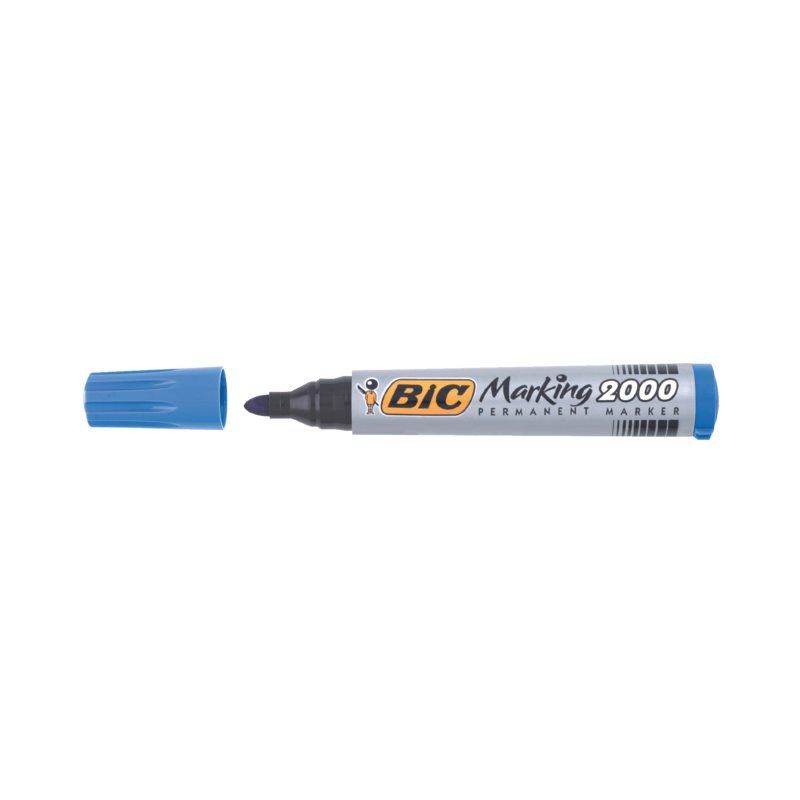 BIC Viltstift 2000 rond blauw 1.7mm