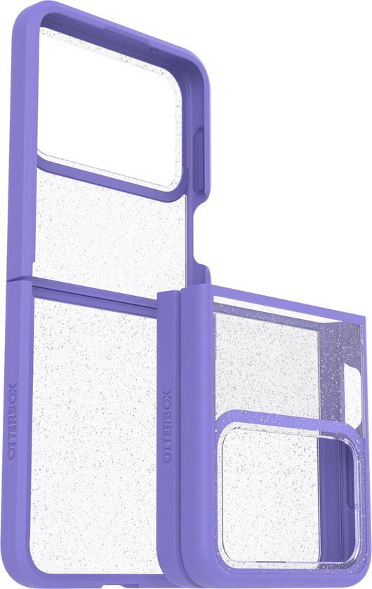 OtterBox Thin Flex hoesje geschikt voor Samsung Galaxy Z Flip4 - Paars/transparant