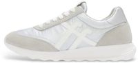 FitFlop Retro-Q FF Metallic-Fabric/Suede Sneakers Dames Sneakers - Metallic Wit