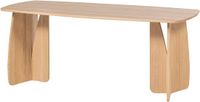WOOOD Veere Eettafel - Massief Eikenhout - Naturel - 180 x 100 cm