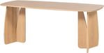 WOOOD Veere Eettafel - Massief Eikenhout - Naturel - 180 x 100 cm