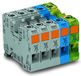 WAGO 285-139 3-faseklem 16 mm Spanveer Grijs, Blauw, Groen, Geel 1 stuk(s)