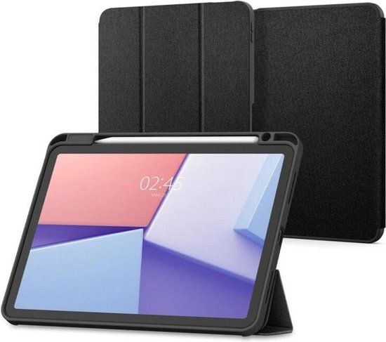 Spigen Urban Fit Hoesje Geschikt voor Apple iPad Air 11 (2024) - Zwart
