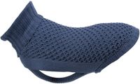 Trixie Hondentrui Norwood Blauw - Katoen Wol Mix - Ruglengte 30 cm