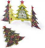 Sizzix Thinlits Kerstkaart 6 stuks Metaal