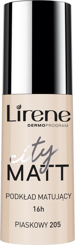 Lirene City Matt Face Smoothing and Matting Fluid 205 Zand 30ml