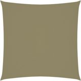 vidaXL Zonnescherm vierkant 4x4 m oxford stof beige
