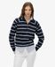 Superdry Sweatshirt Demi-zip Athletic Essentials à Rayures Navy Taille: 36