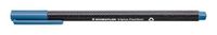 Staedtler 334-63 Triplus Fineliner (driehoekig, superfijne, metalen punt, lijnbreedte ca. 0,3 mm, 10 stuks) delfterblauw